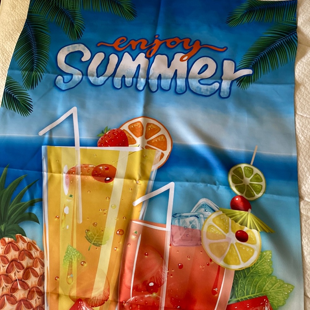 Decorative summertime flag